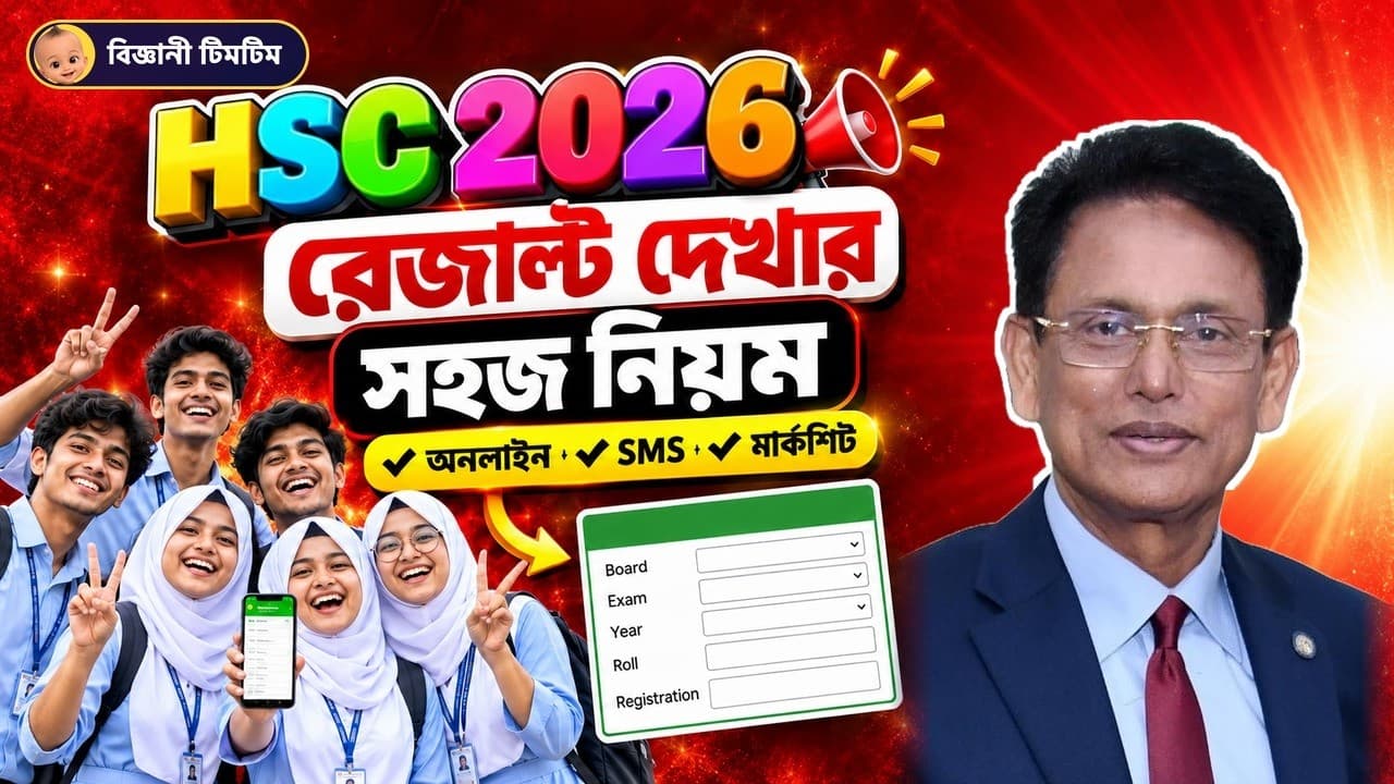 HSC Result 2026 দেখার নিয়ম