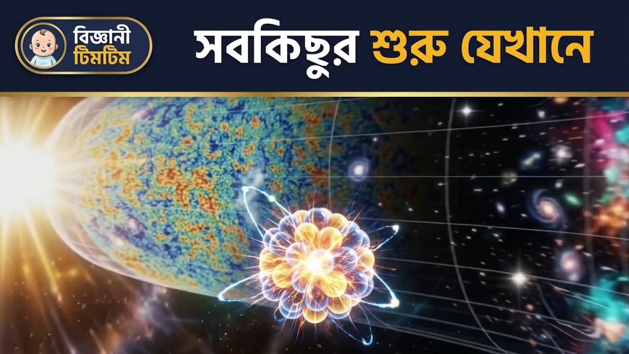 কোয়ার্ক থেকে বিগ ব্যাং: ৩০ সেকেন্ডে পুরো মহাবিশ্ব